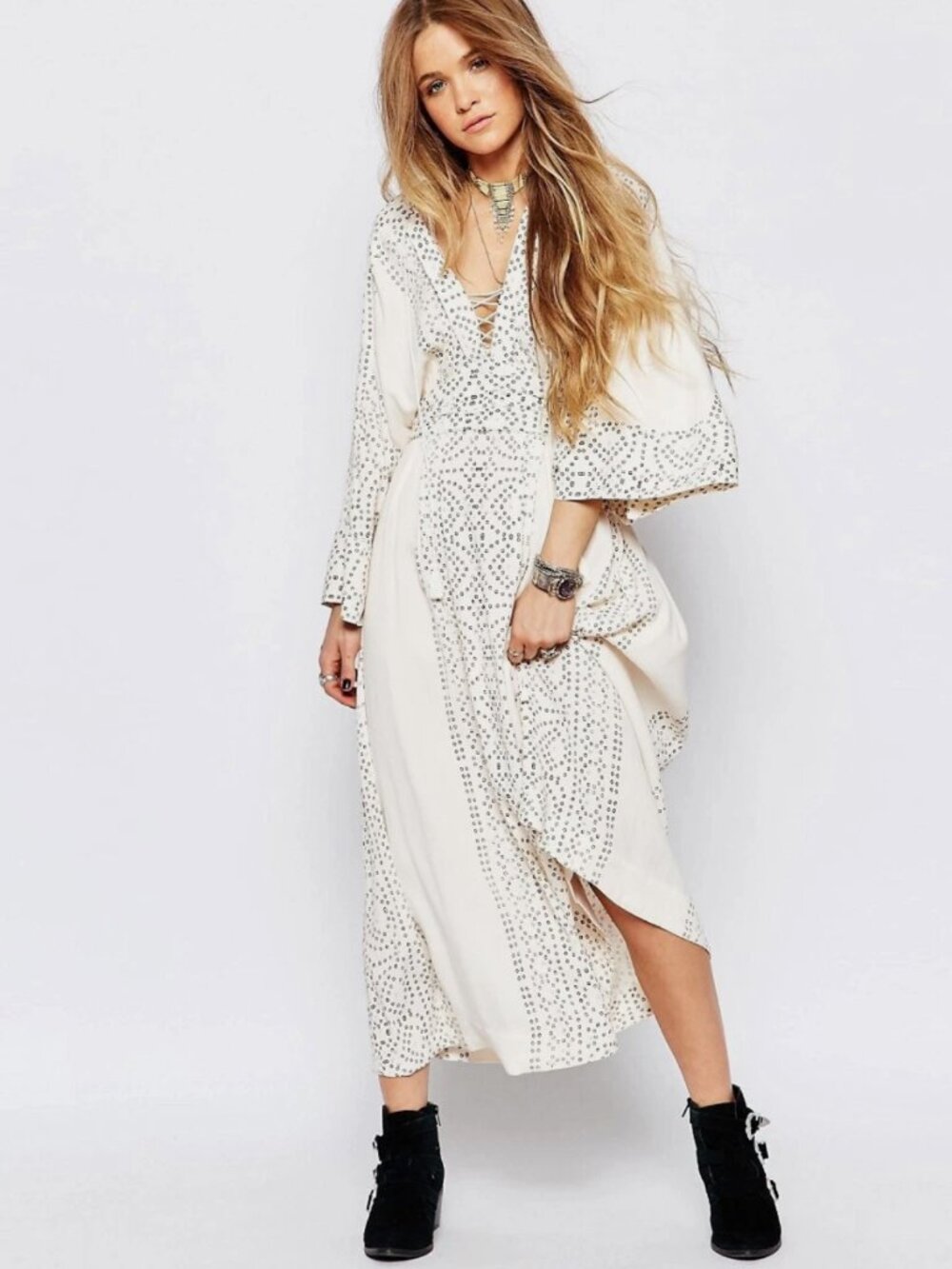 New Free People Modern Kimono Dress size 0 MSRP: $240